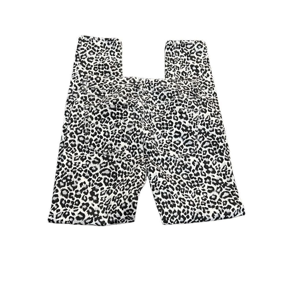 White House Black Market Cheetah Print Ankle Jeans Size 00 - Picture 3 of 4